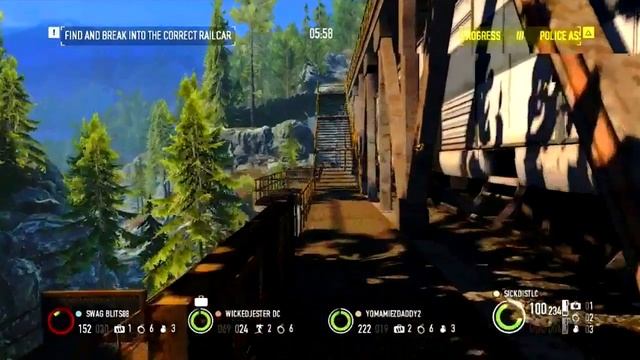 PAYDAY 2 Train Heist / Transport Park Xbox 360 LIVE STREAM clip смотреть онлайн