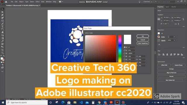 Logo Design Adobe Illustrator Creative Cloud 2020 смотреть онлайн