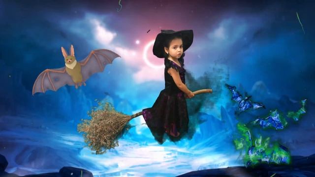 Хеллуин и Мари.Собираем конфеты на Хеллоуин. волшебное зелье.magic Kids Storis| Mary Little Witch