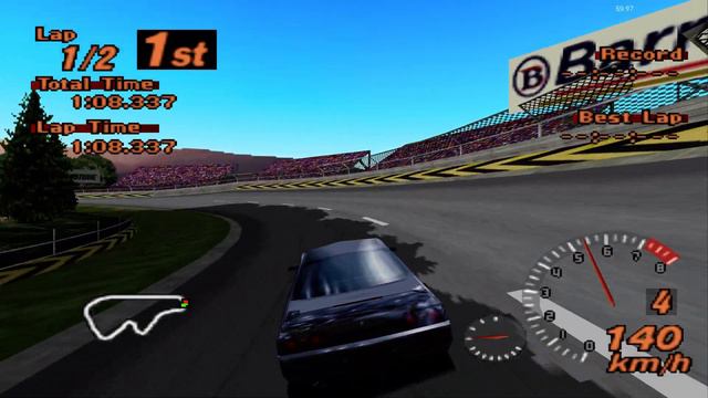 Gran Turismo 2 NTSC 4K 16:9 60 fps PGXP Duckstation смотреть онлайн