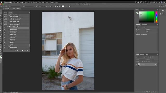 How to Import & Edit My Photoshop Portrait Presets Tutorial смотреть онлайн