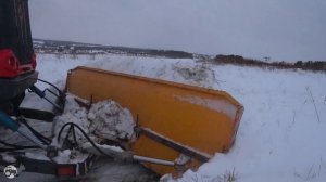 Трактор Кировец К-739 ст и ХТЗ Т-150к. Метель. Уборка снега. Чистка снега.