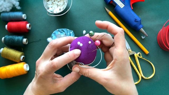Игольница - мастер класс для детей. Как создать игольницу самому.