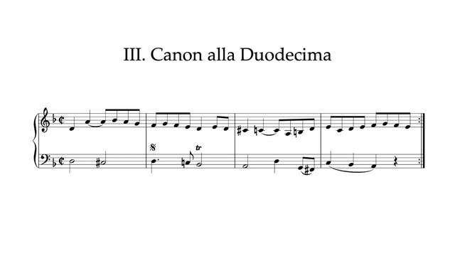 Puzzle Canons on a Theme of J.S. Bach, III. Canon at the Twelfth смотреть онлайн