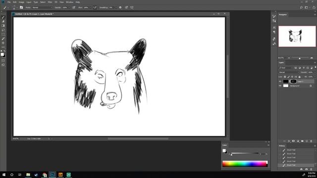 Photoshop Mask Drawing Method Tutorial смотреть онлайн