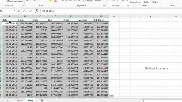 Downloading Share prices - Method 2 Using Excel sheet смотреть онлайн