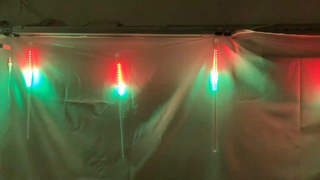 Гирлянда ARD-ICEFALL-CLASSIC-D12-1000-5PCS-CLEAR-120LED-LIVE RGB (230V, 11W, IP65) Арт.026105