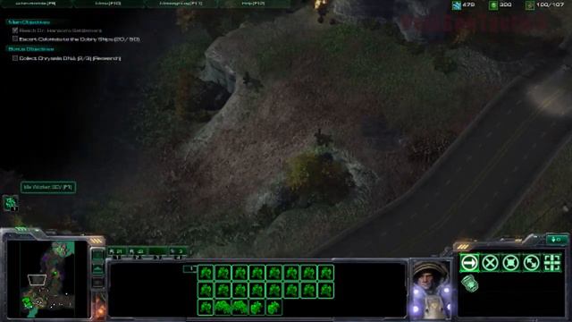 Starcraft 2: Wings of Liberty - The Evacuation (Colonist Missions) Campaign Walkthrough смотреть онлайн