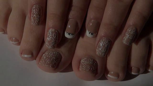МАНИКЮР 2018 Свадебный маникюр ⁄ Wedding manicure смотреть онлайн