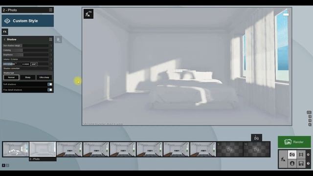 lumion interior render- lighting effects and settings tutorial (part 1-morning light) смотреть онлайн