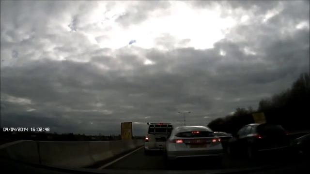 Bad Drivers UK - Impatient Honda Civic in Traffic - AF58 SFJ смотреть онлайн