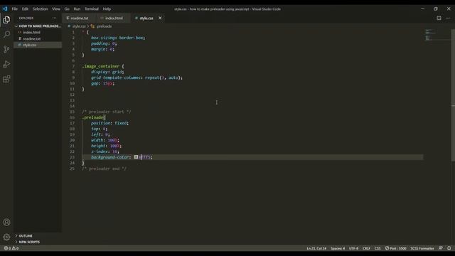 How to make preloader using html, css and javaScript? смотреть онлайн
