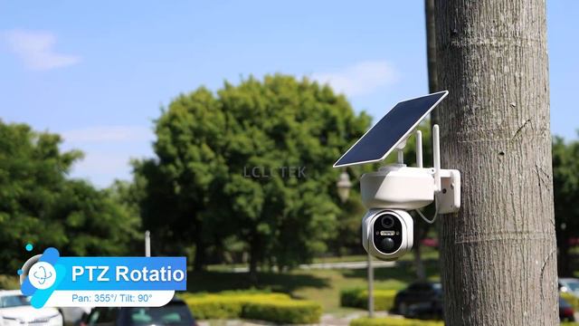 LCLCTEK Tuya Smart 3MP Mini Solar Camera смотреть онлайн