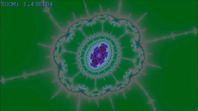 Hardest Mandelbrot zoom in 2014, 10^198 - 350 000 000 iterations смотреть онлайн