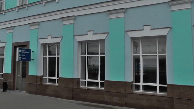 Станция Грязи-Воронежские из окна поезда смотреть онлайн
