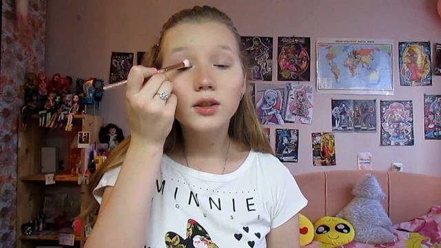 Повторяю макияж блогеров подростков! смотреть онлайн