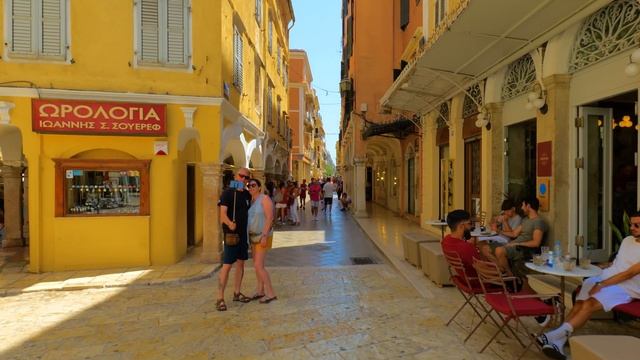 Corfu Greece, see Corfu in highest quality possible, walking tour 4k, Greece 2022 смотреть онлайн