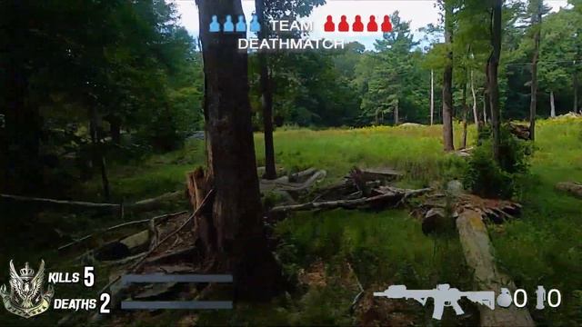 PLAYING FULL AUTO AIRSOFT ON PAINTBALL FIELD! UBG AIRSOFT смотреть онлайн
