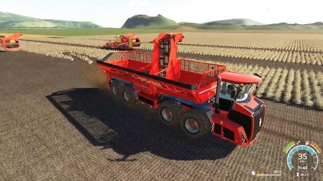 Farming Simulator 19 - HOLMER VARIANT 595 смотреть онлайн