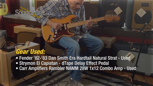 Fender '82-'83 Dan Smith Era Hardtail Natural Strat - Used смотреть онлайн