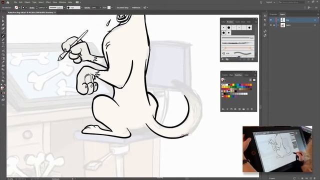 Видеоурок в Adobe Illustrator CC на дисплее Artist 24 Pro смотреть онлайн