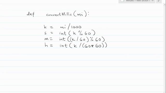 Convert milliseconds to hours, minutes, and seconds Write a function that converts milliseconds to смотреть онлайн