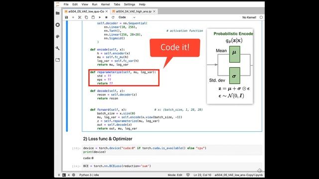 Programming for AI (AI504, Fall 2020), Practice 5: Variational Autoencoder смотреть онлайн