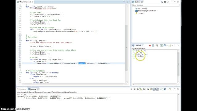 Neural Nets in Python: Ch 2 Running the network смотреть онлайн