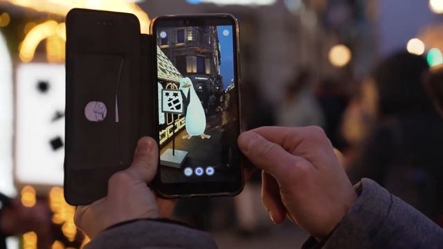 Праздничная конструкция "Домик" с дополненной реальностью смотреть онлайн