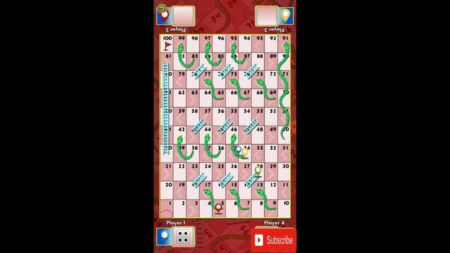 Snakes and ladders with 4 players in 3D смотреть онлайн