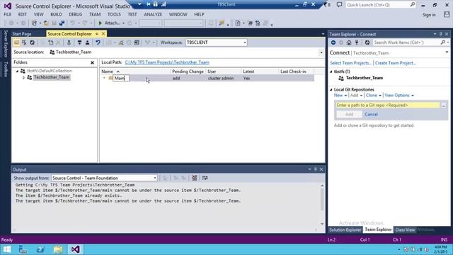 TFS 2013 Tutorial : 10- How to Create a Folder under Team project in Team Foundation Server 2013 смотреть онлайн