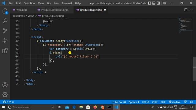 How To Filter Products Using Ajax In Laravel In Hindi | How To Filter Data Using Ajax In Laravel смотреть онлайн