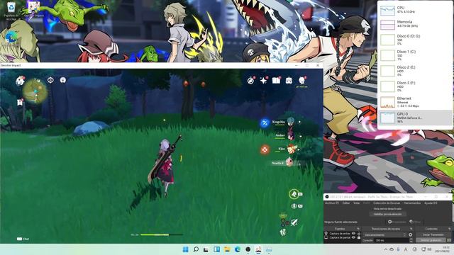 Echando a andar y probando Genshin Impact en Windows 11 смотреть онлайн