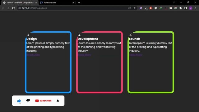 CSS Inverted-Border Card | No JavaScript | Coding Spirit смотреть онлайн