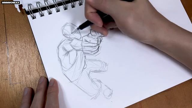 ?? HOW TO DRAW "PERSPECTIVE DYNAMIC POSE" - [SKETCH WITH ME] ?? смотреть онлайн