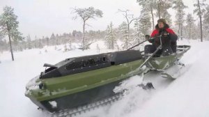 Всесезонный плавающий мотобуксировщик РОСТИН / ГИМН