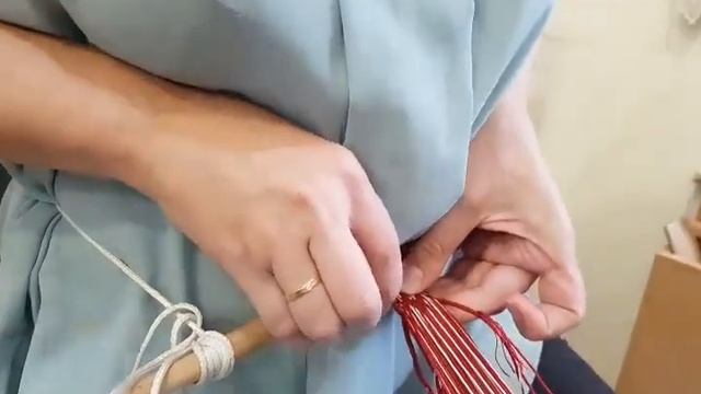 3. Как соткать пояс на дощечках смотреть онлайн