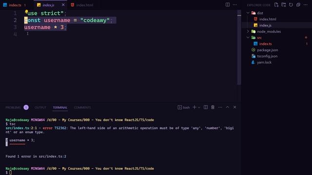 [Arabic] React.js, TypeScript, Redux - 06 - Catch Errors during Development Mode بالعربى смотреть онлайн