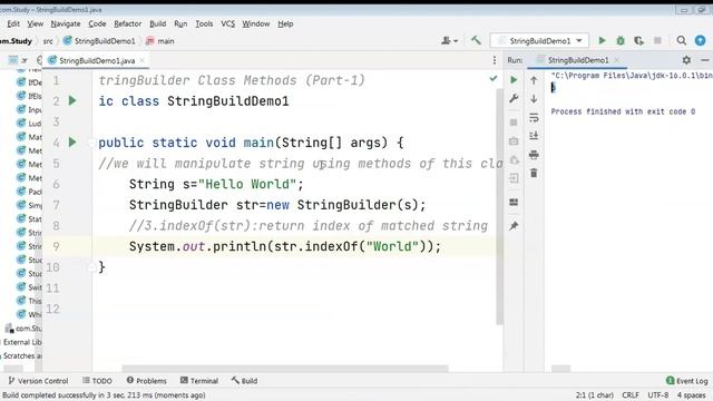 Methods of StringBuilder class in Java (Part 1) (41) | #Java Programming смотреть онлайн