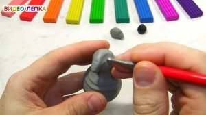 Ждун Мем - Лепим из пластилина | Видео Лепка