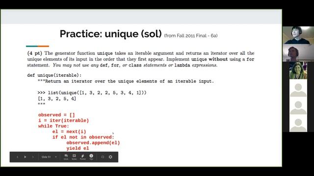 CS 61A Iterators & Generators Final Review Session смотреть онлайн