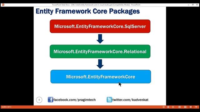 Install entity framework core in visual studio смотреть онлайн