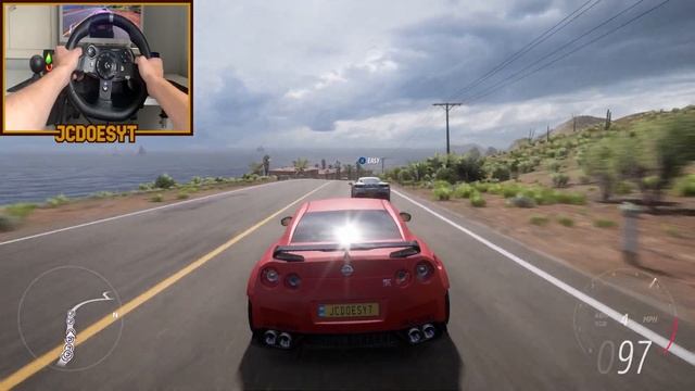 1000HP Nissan GT-R Black Edition | Logitech G920 | Forza Horizon 5 | Gameplay