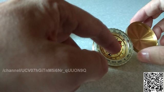 Карманный походный компас из Китая смотреть онлайн