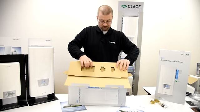 Проточный трехфазный водонагреватель CLAGE DBX