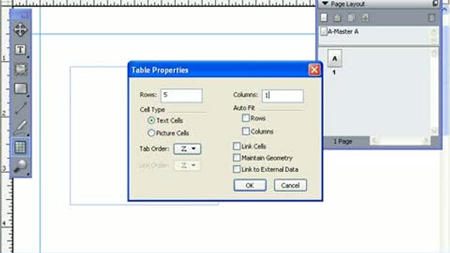 Таблицы в программе QuarkXpress8 смотреть онлайн