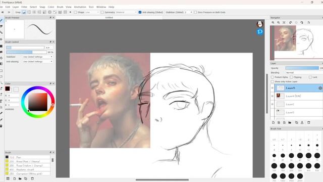 Drawing using references from Pinterest (KINDA A FAIL) смотреть онлайн