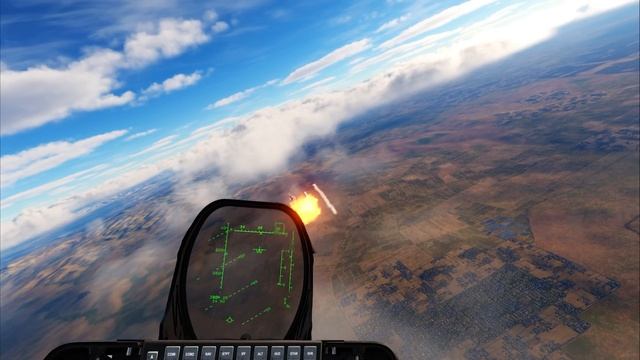 Thrust Vectoring Dogfight | F-22 Raptor Vs SU-30SM Flanker-H | Digital Combat Simulator | DCS | смотреть онлайн