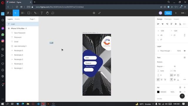 login user interface // Part 2 #uiux #figma смотреть онлайн