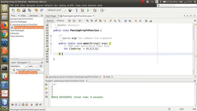 Passing array to function in java | تمرير مصفوفة لدالة في لغة جافا смотреть онлайн